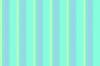 Düz çizgilerin tekstil deseni dikey çizgilerin dikey çizgileri, yeşil ve çivit renklerinde vektör kumaş dokusu arkaplanı..