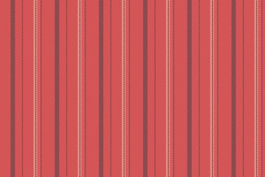 Kırmızı ve koyu renklerde dikey desen vektör dokusuna sahip arka plan çizgisi tekstili.