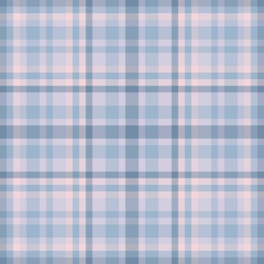 Pastel ve beyaz renklerde ekoseli vektör arkaplan ekoseli pürüzsüz tekstil desenli kumaş dokusu.