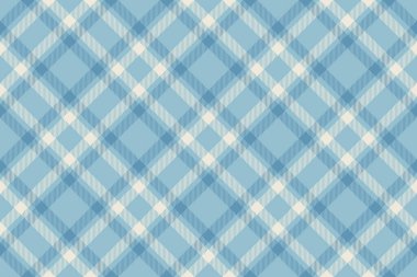 Kumaş kumaş dokusunun ekoseli vektörü arka plan tartan desen kontrolüyle ışık ve cyan renklerinde dikişsiz.