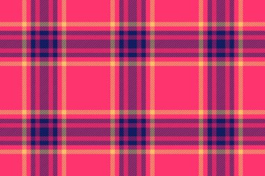 Ekose kumaş arka planı kırmızı ve mavi renklerde olan vektör desenini tartan denetimi yap.