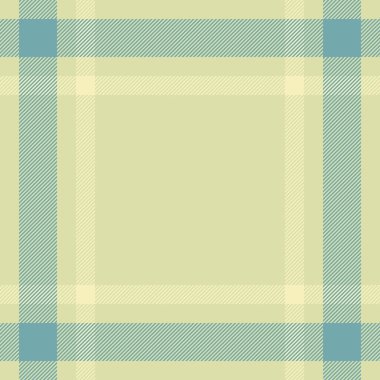 Kumaş desenli kumaş desenli ekoseli vektör tartanının ışık ve cyan renklerinde pürüzsüz arkaplan kontrolü.