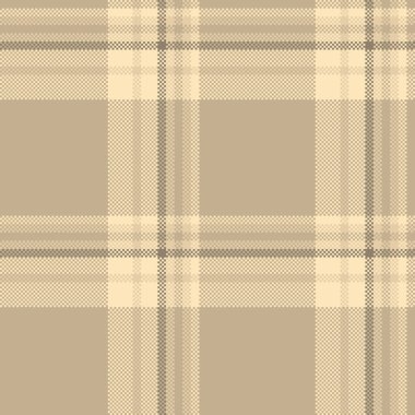 Kumaş arkaplan ekosesinin desensiz dokusu ve ışık ve pastel renklerde tekstil tartan vektör kontrolü.