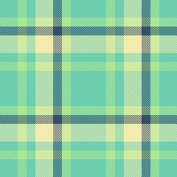 Kalıplı tartan vektörünün tekstil kumaş dokusu, ekosesiz arkaplan kontrolü, yeşil ve gök mavisi renklerinde.