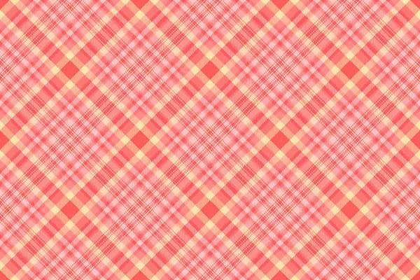 Ekose desenli kırmızı ve açık renkli kumaş vektörü ile tartan arkaplan dokusunun tekstil kontrolleri.