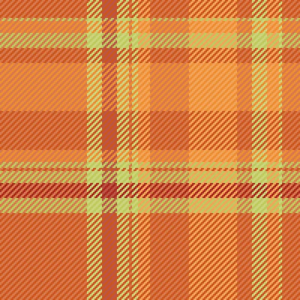 Plaid Texture Background Check Tartan Textile Fabric Vector Pattern Seamless — Stock Vector