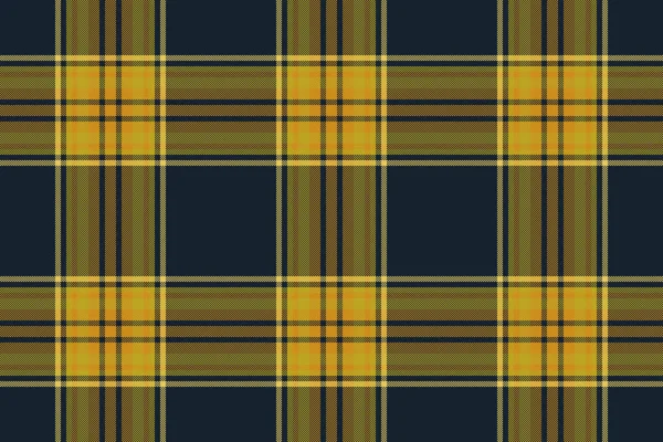 Texture Check Pattern Vector Textile Tartan Seamless Background Plaid Fabric — Stock Vector