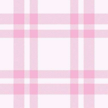 Ekose kontrol deseni pembe. Kusursuz kumaş dokusu. Tartan tekstil baskı tasarımı.