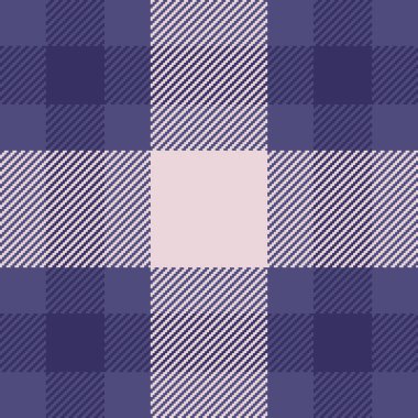 Ekose desenli ve çivit renkli ekose desenli arka plan desenli kusursuz tartan kumaş..