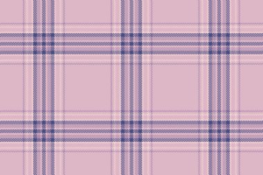 Aydınlık ve pastel renklerde kumaş dikişsiz desenli tartan vektör arkaplanının doku kontrolü ekoseli.