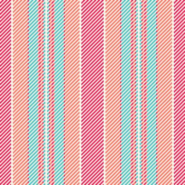 Dikey tekstil şeritli vektör çizgileri, dikey desen arkaplanı keten ve kırmızı renklerde..