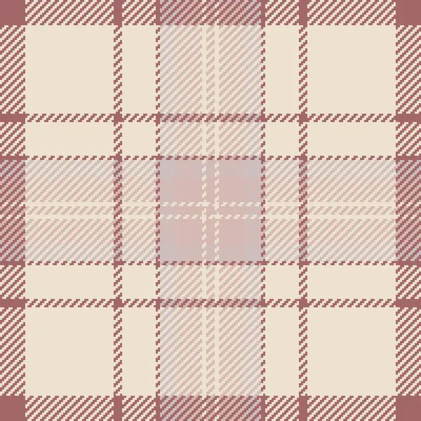 Pattern Vector Tartan Textile Plaid Background Seamless Check Texture Fabric — Stock Vector