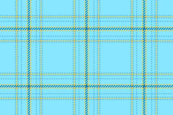 Fabric Textile Pattern Texture Check Plaid Vector Background Tartan Seamless — Stock Vector