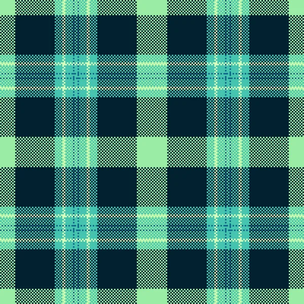 Textile Pattern Plaid Background Check Texture Fabric Vector Seamless Tartan — Stock Vector