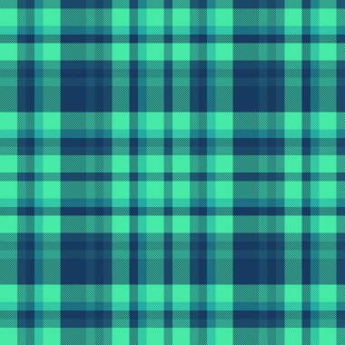 Desen vektör arkaplanının ekoseli kumaşına nane ve mavi renklerde desensiz ekoseli kumaş ekleyin.