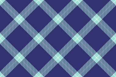 Açık ve mavi renklerde ekoseli tartan ile vektör tekstil dokusunun dokusu.