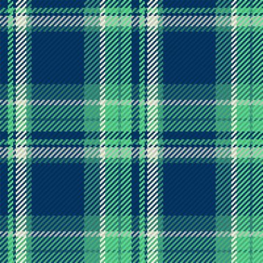 İskoç ekosesinin kusursuz deseni. Kumaş dokusunu kontrol ederek tekrarlanabilir arkaplan. Çizgili tekstil izinin düz vektör arkaplanı.