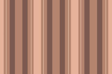 Tekstil dokusunun dikey vektör çizgisi, turuncu ve kırmızı renklerde arkaplanı pürüzsüz desenli..