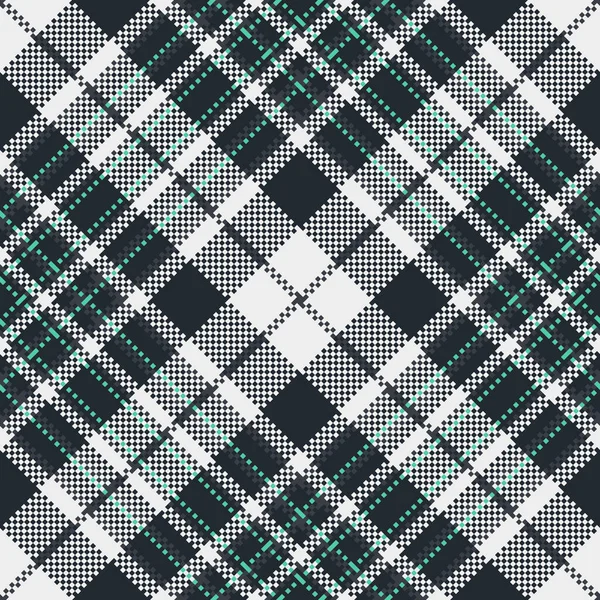 Background Textile Seamless Texture Pattern Tartan Check Fabric Vector Plaid — Stock Vector