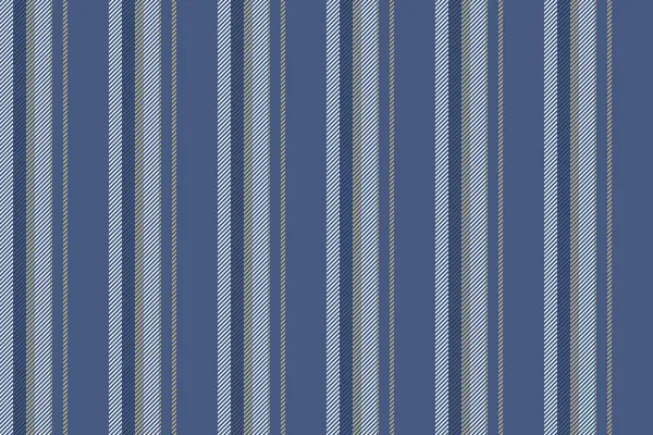 Texture Fabric Vertical Textile Background Stripe Lines Pattern Vector Seamless — Stock Vector