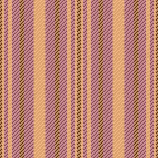 用橙色和紫色垂直条纹织物无缝纹理矢量的线条背景图案 — 图库矢量图片