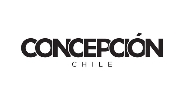 Concepción Emblema Chile Para Impresión Web Diseño Presenta Estilo Geométrico — Vector de stock