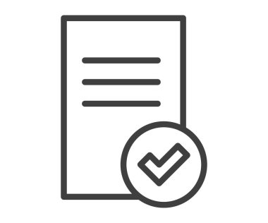 İyi bir ikon vektörü. İş başarısı işareti. Doğrulanan, doğrulanan, onaylanan, onaylanan, kabul edilen, onaylanan, denetlenen ve daha fazlasının en iyi kalite sembolü.