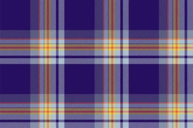 Ekose arka plan, kusursuz mavi deseni kontrol et. Tekstil baskısı için vektör kumaş dokusu, ambalaj kağıdı, hediye kartı, duvar kağıdı düz tasarım.