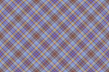 Kırmızı ve mavi renkli ekose kumaşlı kumaş dokusunu denetlemenin örüntü vektör arka planı.