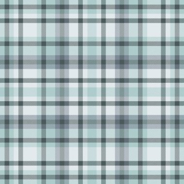 Kumaş desenli kumaş desenli ekose kumaş. Pastel ve beyaz renklerde tekstil dikişsiz arka plan vektörü var..