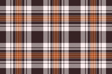 Koyu ve beyaz renkli tartan ekose arka plan desenli kumaş dikişsiz dokunun kumaş kontrol vektörü.