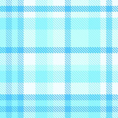 Kumaş tartan dokusunun ekoseli kumaşı ve siyanür ve açık renklerde pürüzsüz bir arkaplan kontrolü.