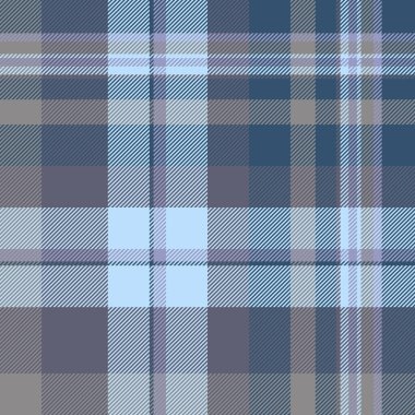 Arka plan vektör deseninin kusursuz dokusu. Pastel ve cyan renklerinde tartan kumaş kontrol kumaşı..