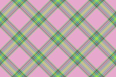 Arkaplan desenli kumaş kumaşı ekoseli açık ve yeşil renklerde tartsız denetim vektörü.