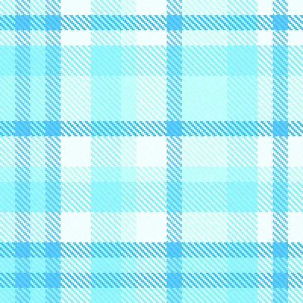 Vector Plaid Textile Fabric Tartan Texture Pattern Check Background Seamless — Stock Vector