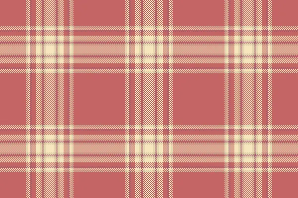Background Plaid Vector Check Pattern Texture Tartan Fabric Seamless Textile — Stock Vector