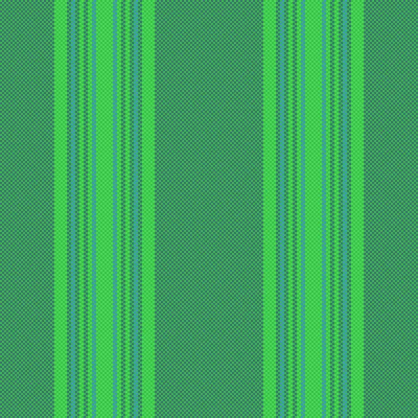 緑色と青色のストライプパターンテキスタイルシームレスなベクターバックグラウンドラインの垂直生地テクスチャ — ストックベクタ