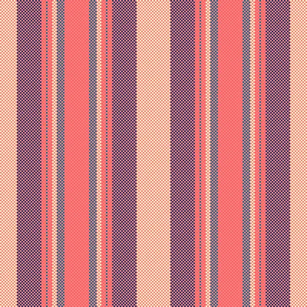 Stripe Lines Vector Background Pattern Vertical Texture Seamless Fabric Textile — Stock Vector