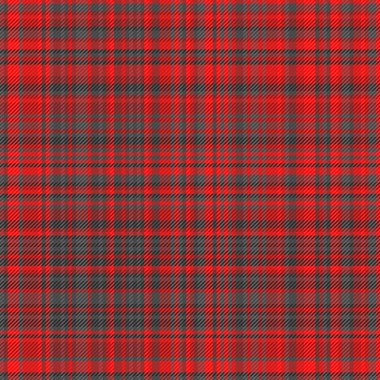 Ekoseli şablonun dikdörtgen tartsız ve arka plan kumaş desenli kırmızı ve gri renkli tekstil.