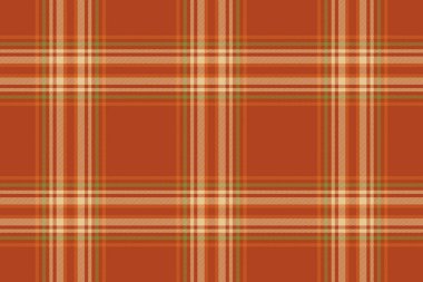 Turuncu ve kehribar renkli vektör desenli ekosesiz kumaşın arka plan incelemesi.