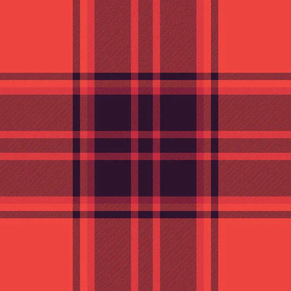 Plaid Pattern Texture Seamless Tartan Vector Fabric Check Background Textile — Stock Vector