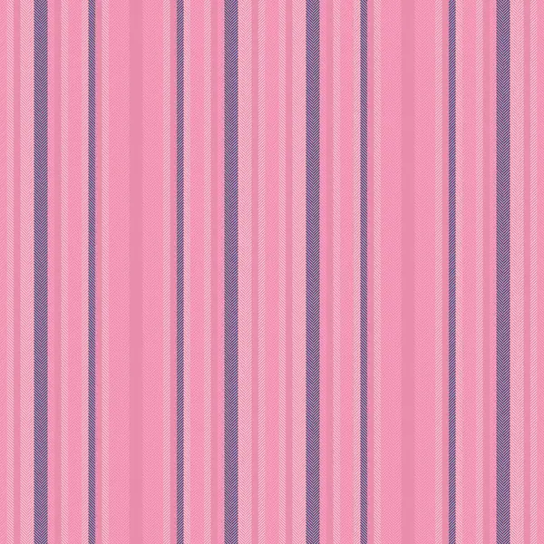 Streifengewebestruktur Aus Vertikalen Musterlinien Mit Einem Nahtlosen Textilvektor Rosa Und — Stockvektor