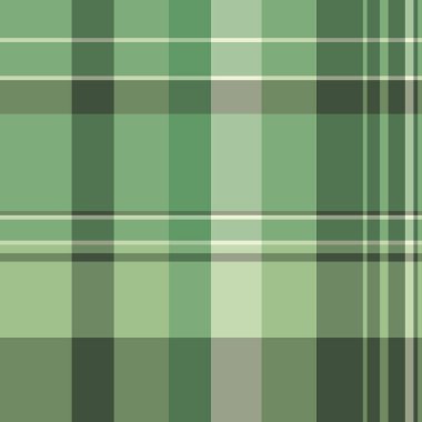 Pastel ve yeşil renklerde tartan tekstil vektörü ile desenli kumaşın ekosesiz dokusu.