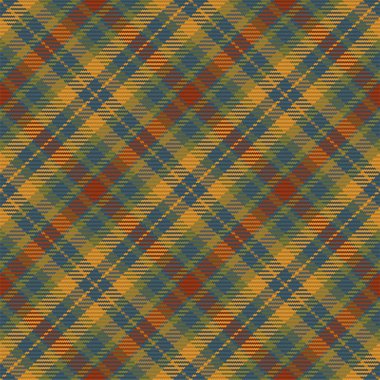 İskoç ekosesinin kusursuz deseni. Kumaş dokusunu kontrol ederek tekrarlanabilir arkaplan. Çizgili tekstil izinin düz vektör arkaplanı.