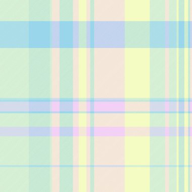 Ekose desenli kumaş vektörü ışık ve cyan renklerinde olan şah dokusu pürüzsüz arka plan tekstil tartanı.