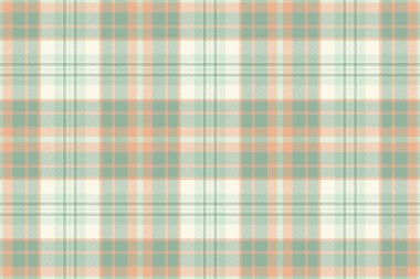 Pastel kumaş ekoseli ve eski dantelli renklerde kontrol desenli tekstil vektörünün arka plan tartan dokusu.