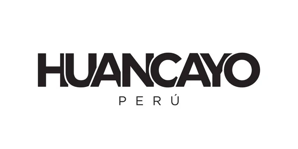 Уанкайо Перуанській Емблемі Друку Інтернету Особливості Дизайну Геометричного Стилю Векторна — стоковий вектор