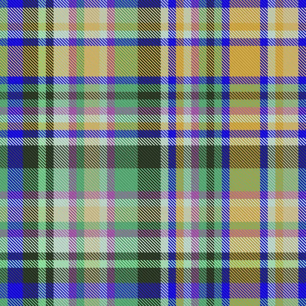 Background Texture Plaid Fabric Textile Vector Pattern Seamless Tartan Check — Stock Vector