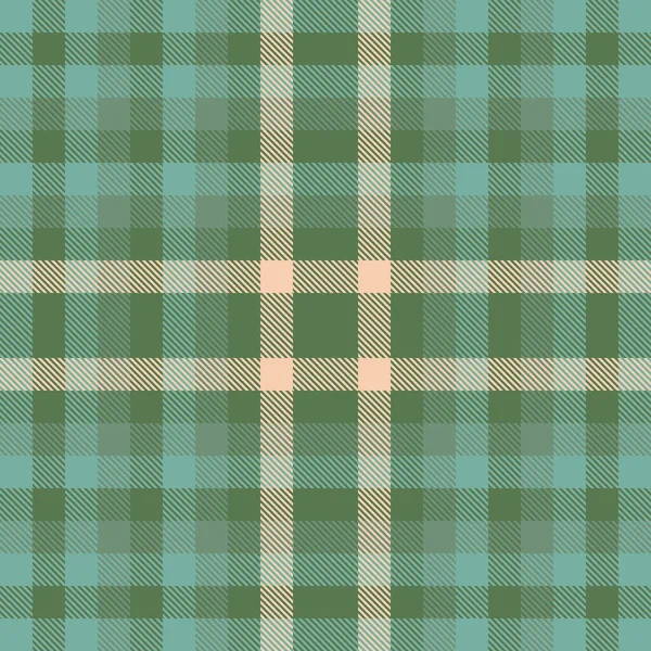 Fabric Seamless Tartan Texture Check Plaid Background Pattern Textile Vector — Stock Vector