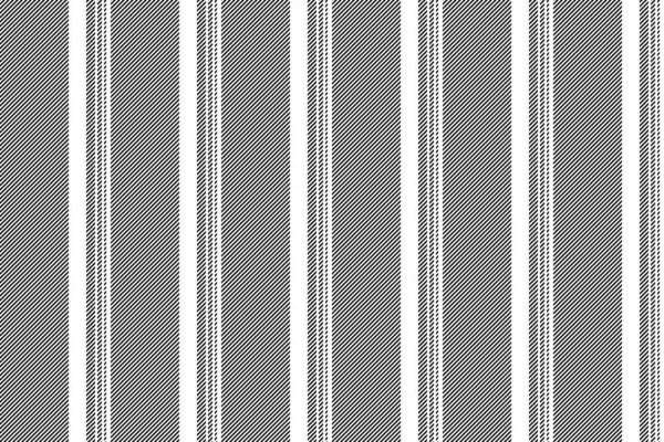 白と黒のシームレスな背景パターンストライプのラインファブリックテキスタイルのテクスチャベクター垂直 — ストックベクタ